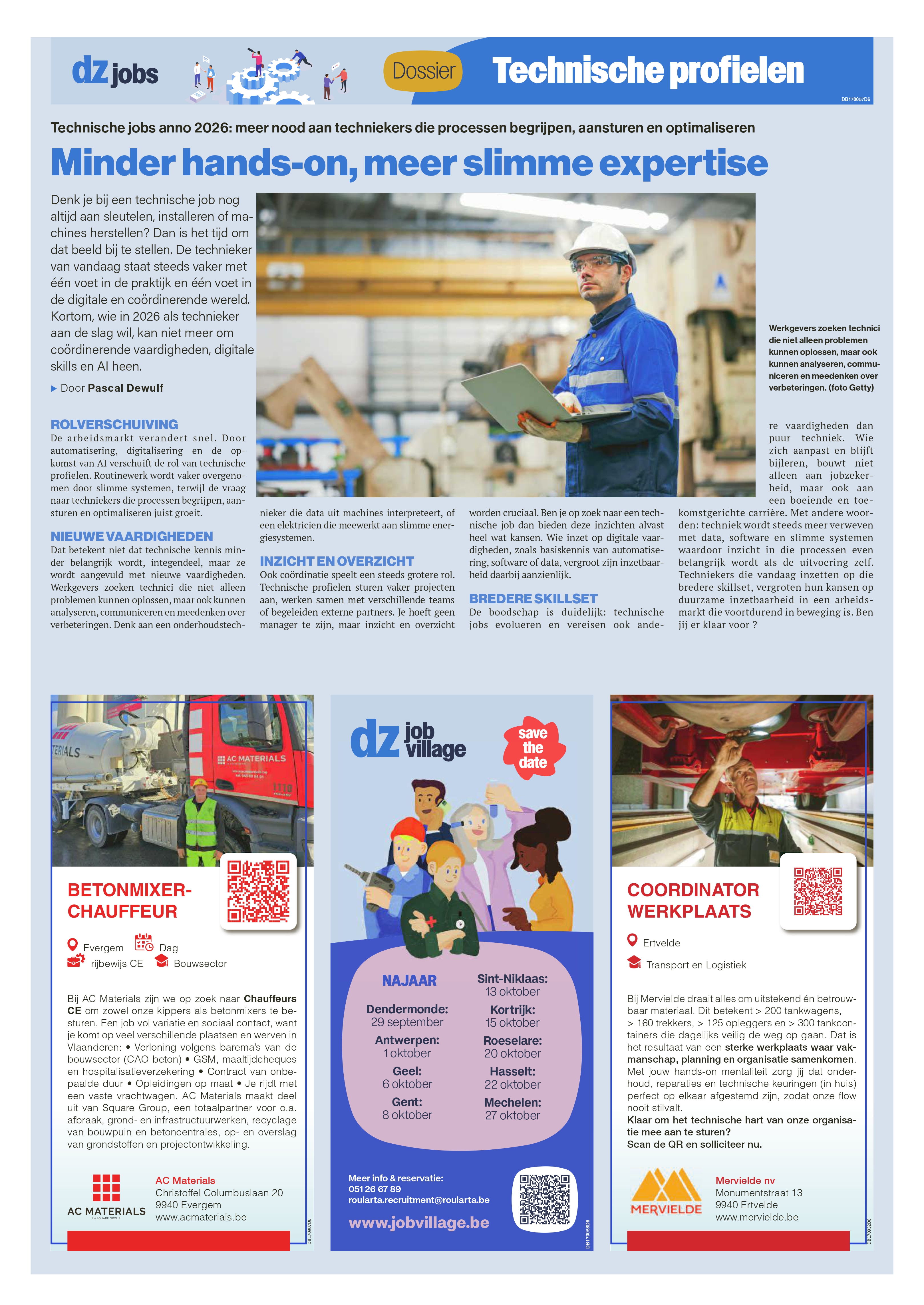Dossier Technische profielen