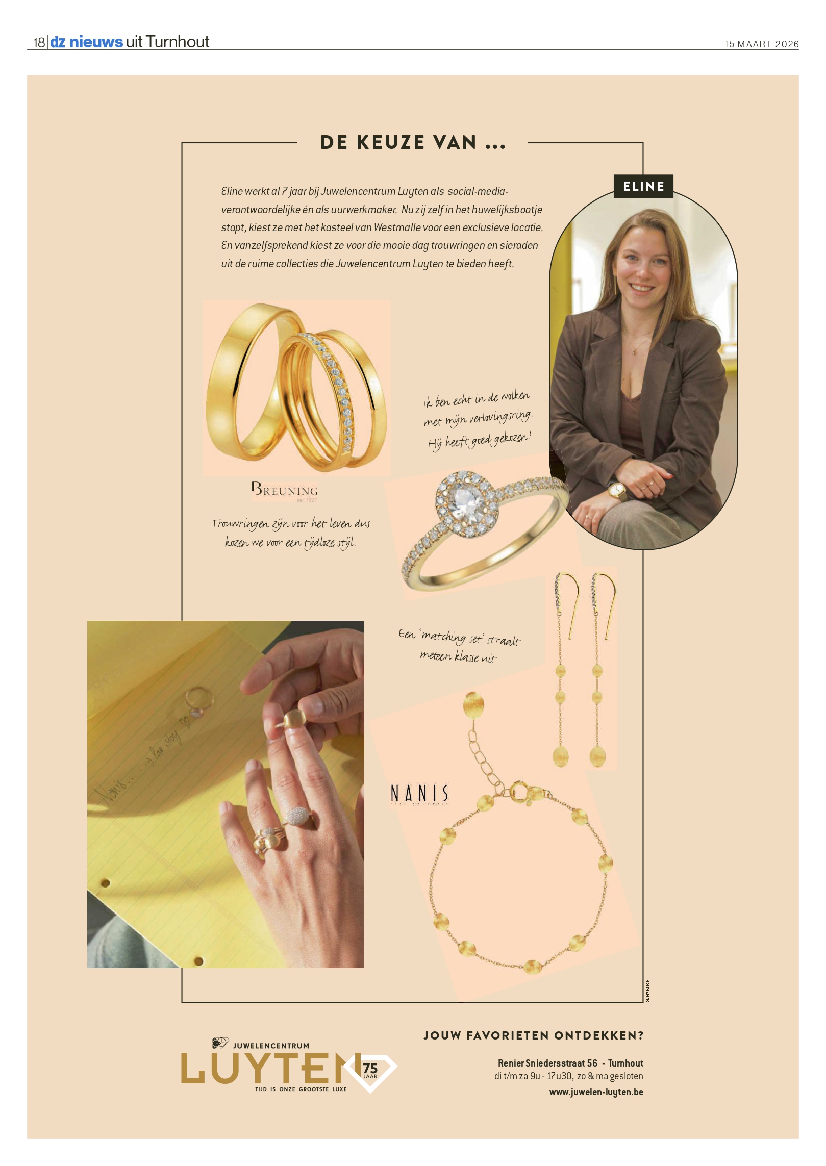 Advertorial de keuze van