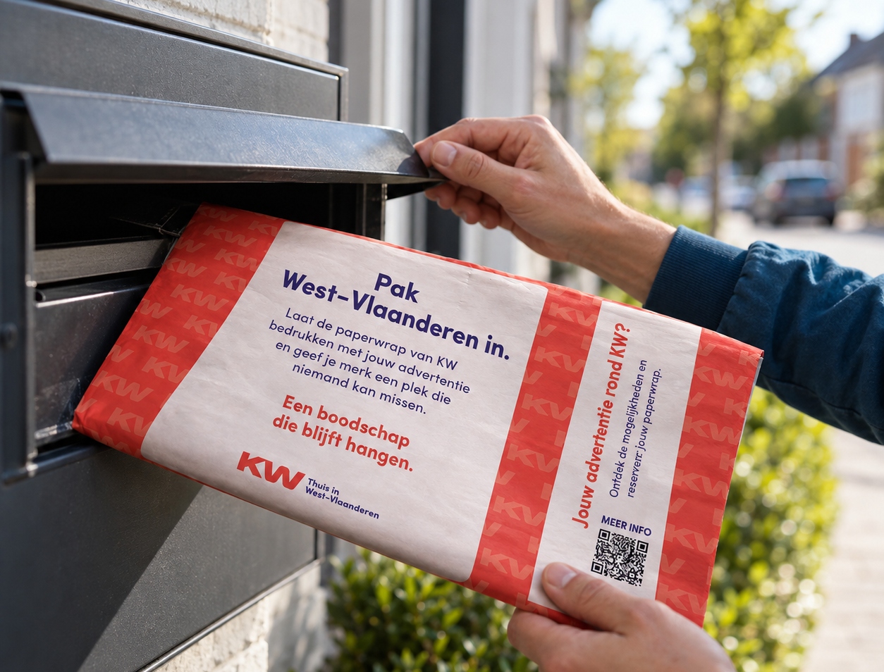 KW paperwrap in brievenbus
